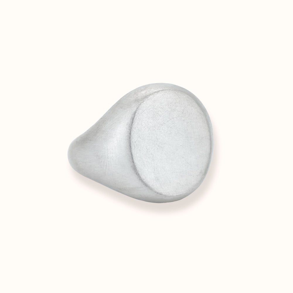 Anello sigillo ovale grande - Grete Schieder - art and jewelry