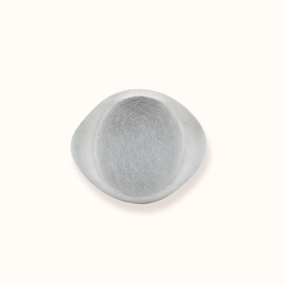 Anello sigillo ovale grande - Grete Schieder - art and jewelry