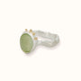 Anello con Prehnite - Grete Schieder - art and jewelry