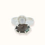 Anello equilibrio con due labradoriti - Grete Schieder - art and jewelry