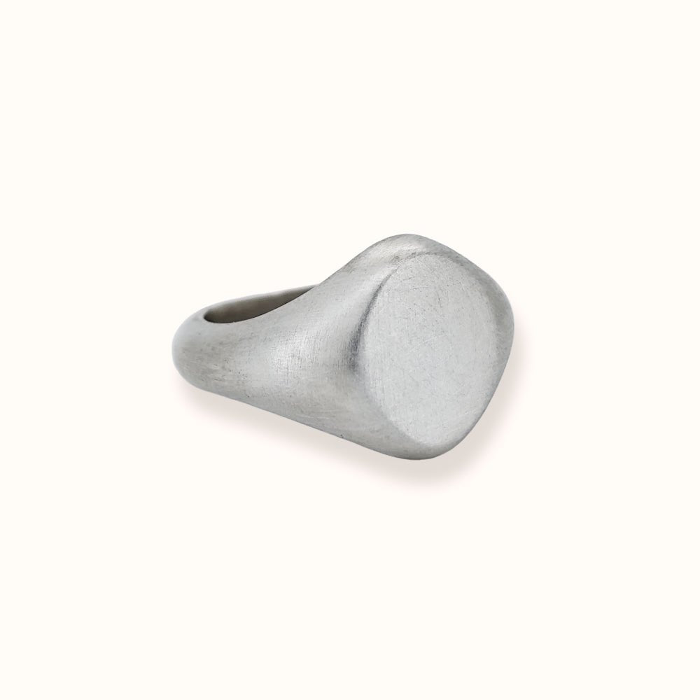 Anello sigillo ovale piccolo - Grete Schieder - art and jewelry