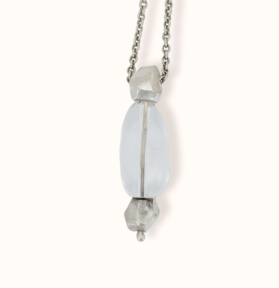 Ciondolo con cristallo di rocca - Grete Schieder - art and jewelry