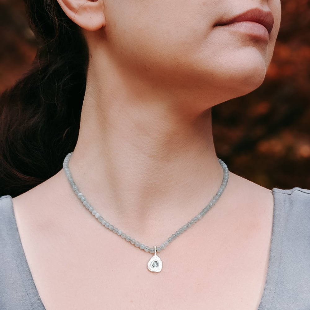 Collana acquamarina - Grete Schieder - art and jewelry