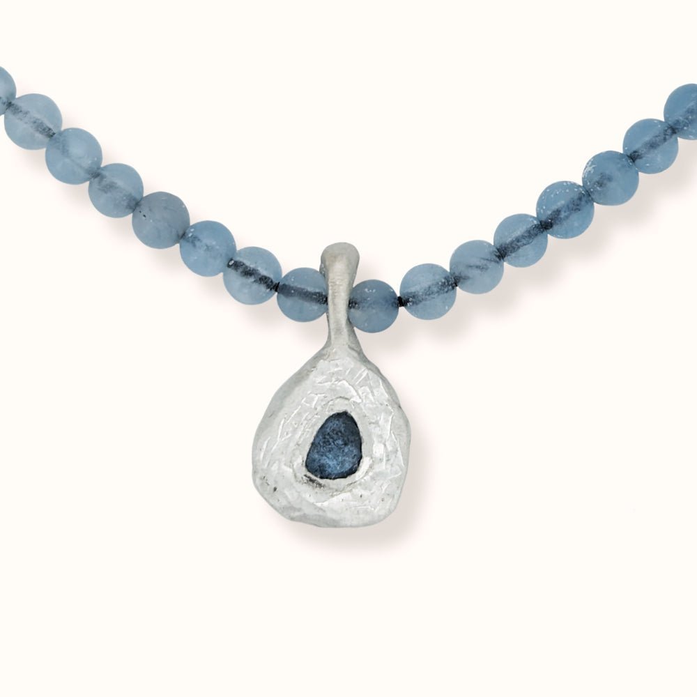 Collana acquamarina - Grete Schieder - art and jewelry
