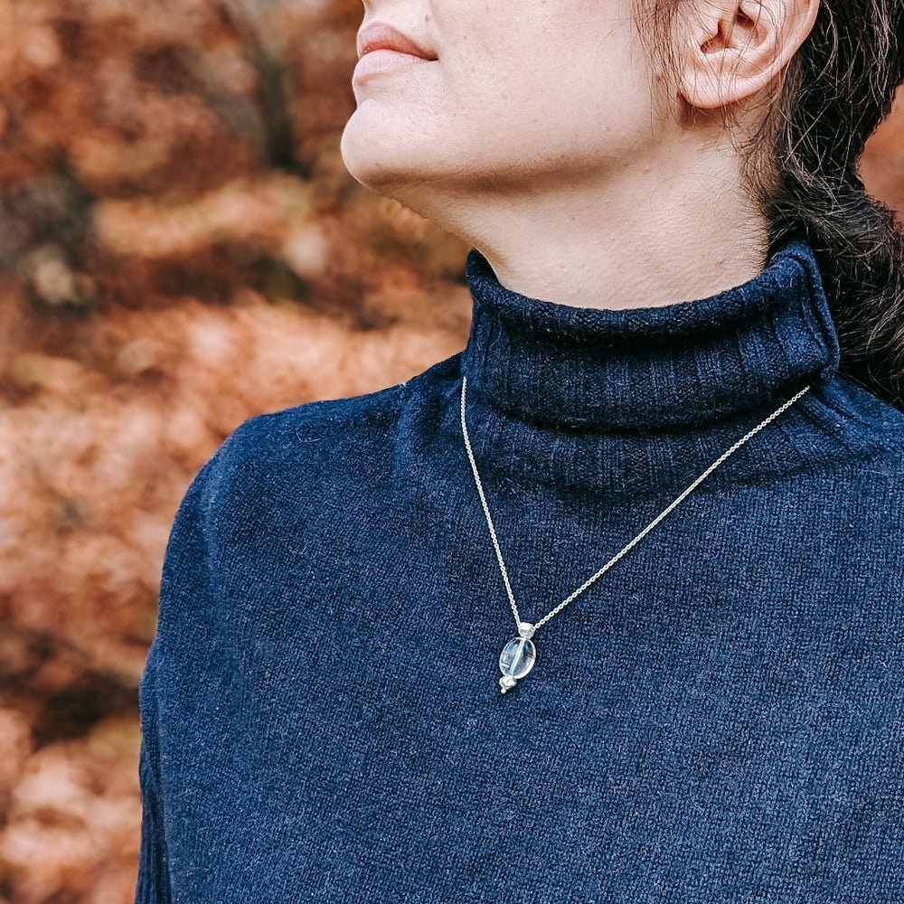 Collana con cristallo di rocca - Grete Schieder - art and jewelry