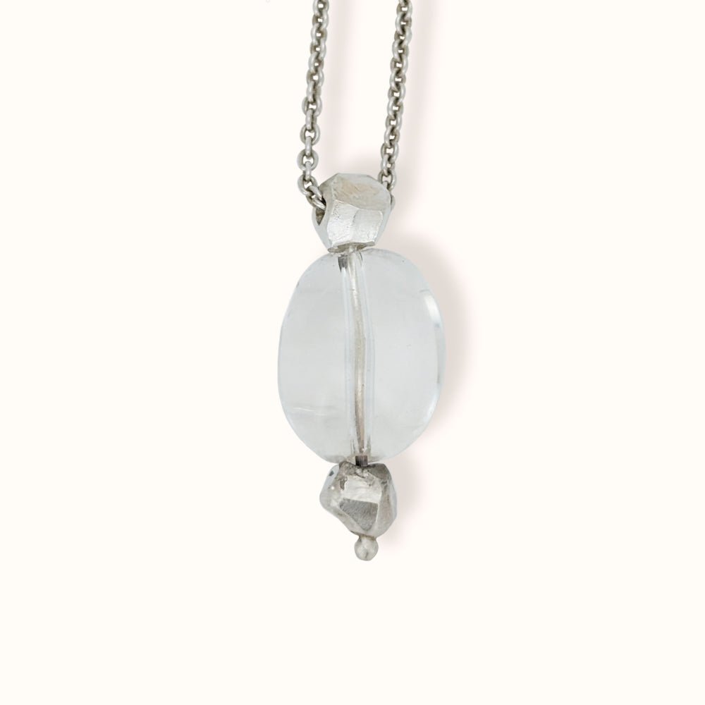 Collana con cristallo di rocca - Grete Schieder - art and jewelry