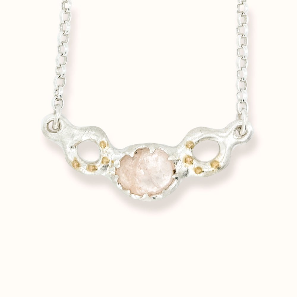 Collana con morganite - Grete Schieder - art and jewelry
