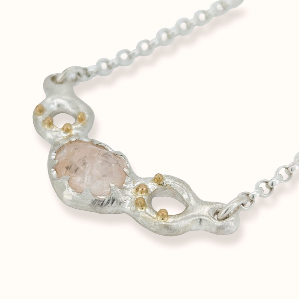 Collana con morganite - Grete Schieder - art and jewelry