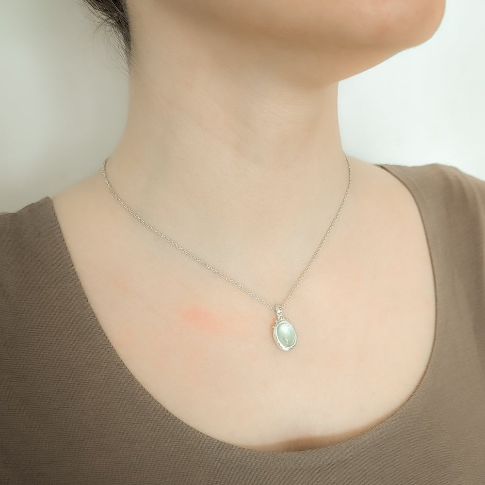 Collana con prehnite - Grete Schieder - art and jewelry